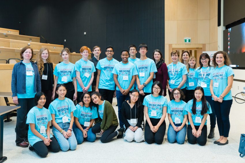 High school students and their teachers from across the Toronto area attending the Medicine by Design’s second annual Regenerative Medicine Expo