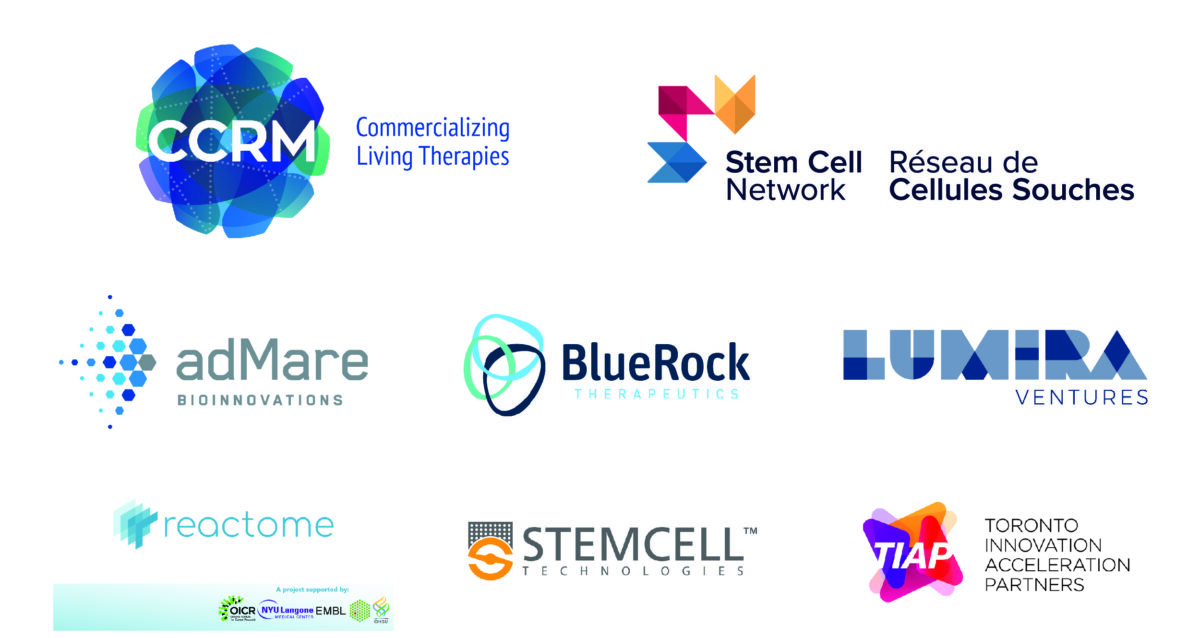 Sponsors: CCRM, Stem Cell Network, admare, Blue Rock, Lumira, Reactome, STEMCELL Technologies, TIAP